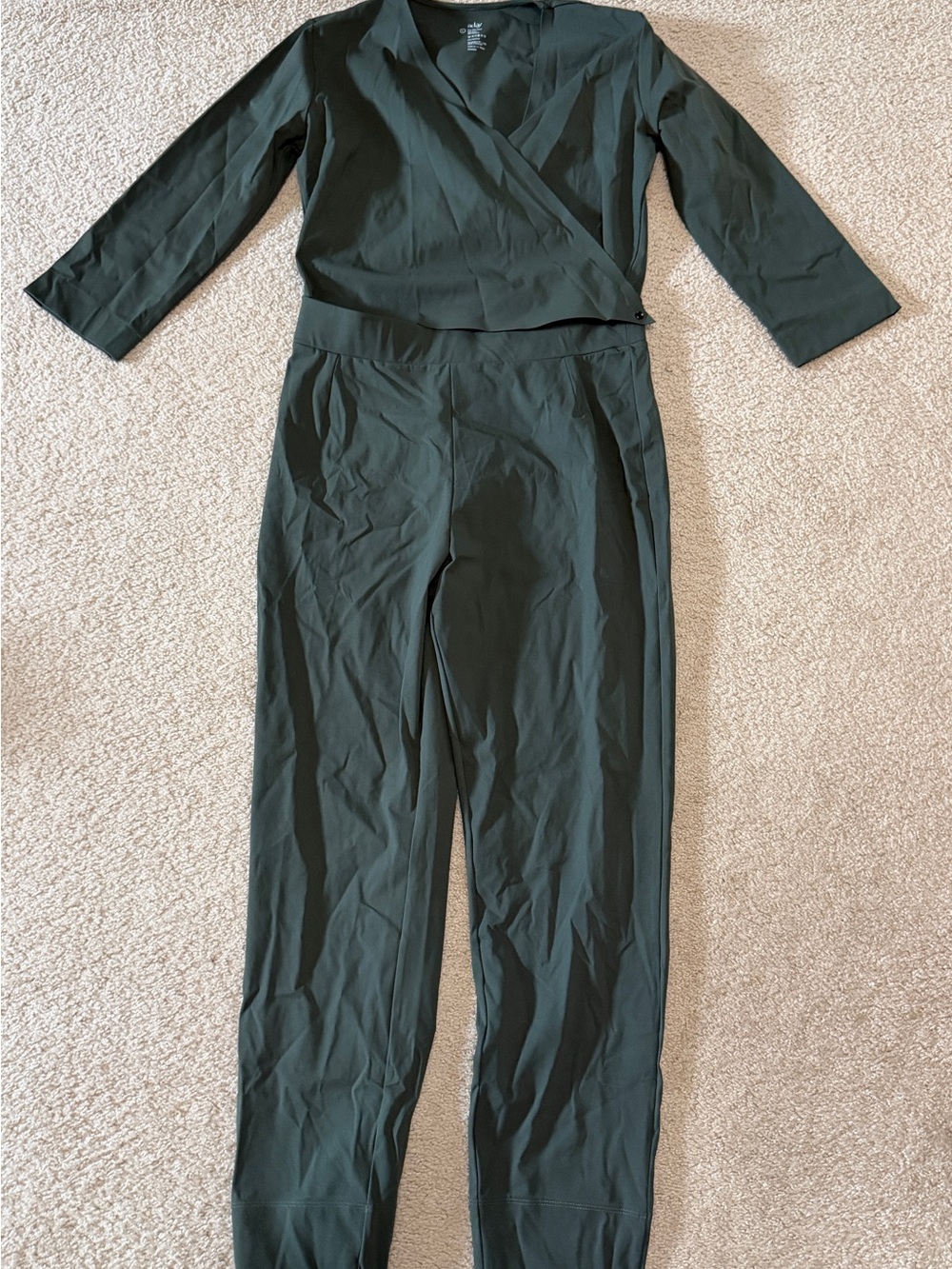 NWOT, Original Packing, ADAY Destination Jumpsuit, Moss